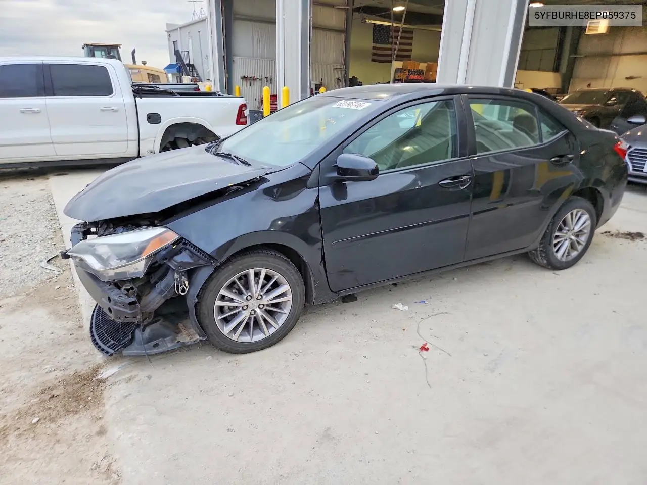 TOYOTA COROLLA 2014, VIN 5YFBURHE8EP059375