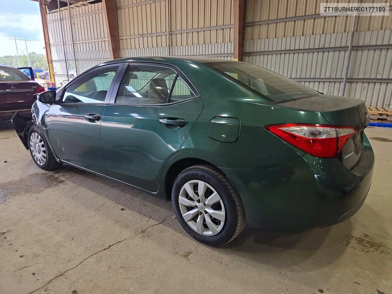 2014 TOYOTA COROLLA VIN 2T1BURHE9EC177189 — фото 2