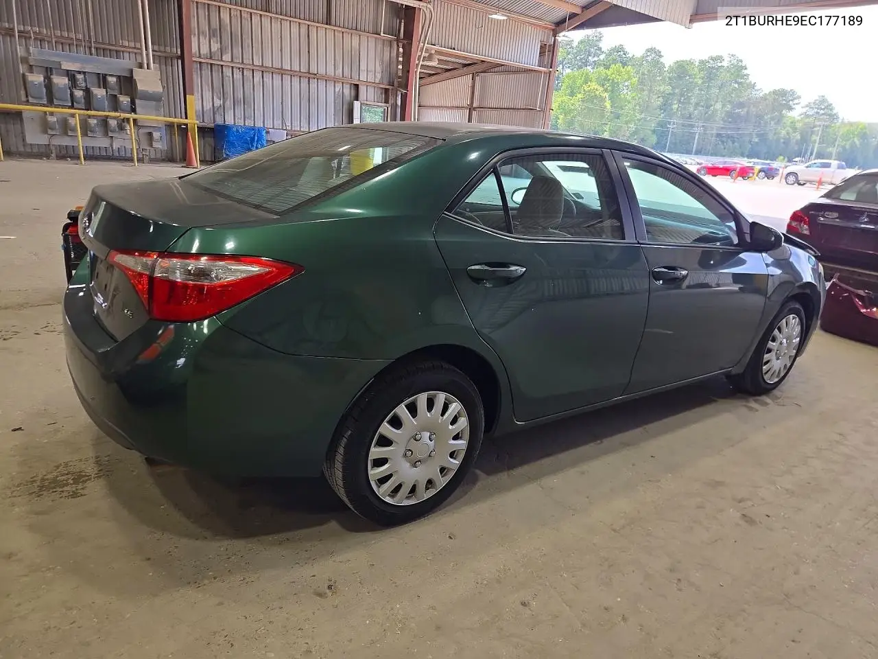 2014 TOYOTA COROLLA VIN 2T1BURHE9EC177189 — фото 3