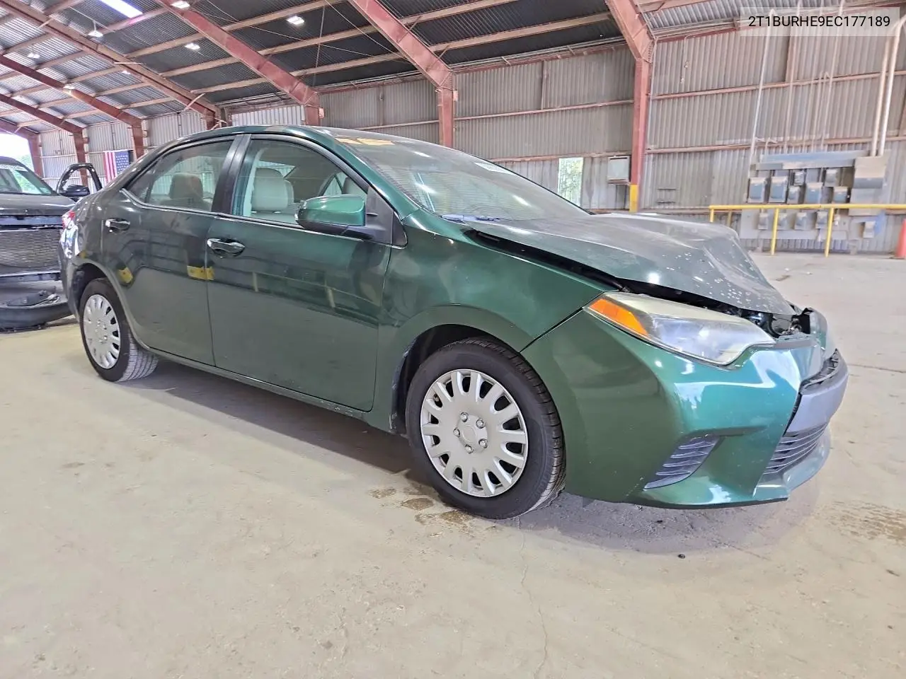 2014 TOYOTA COROLLA VIN 2T1BURHE9EC177189 — фото 4