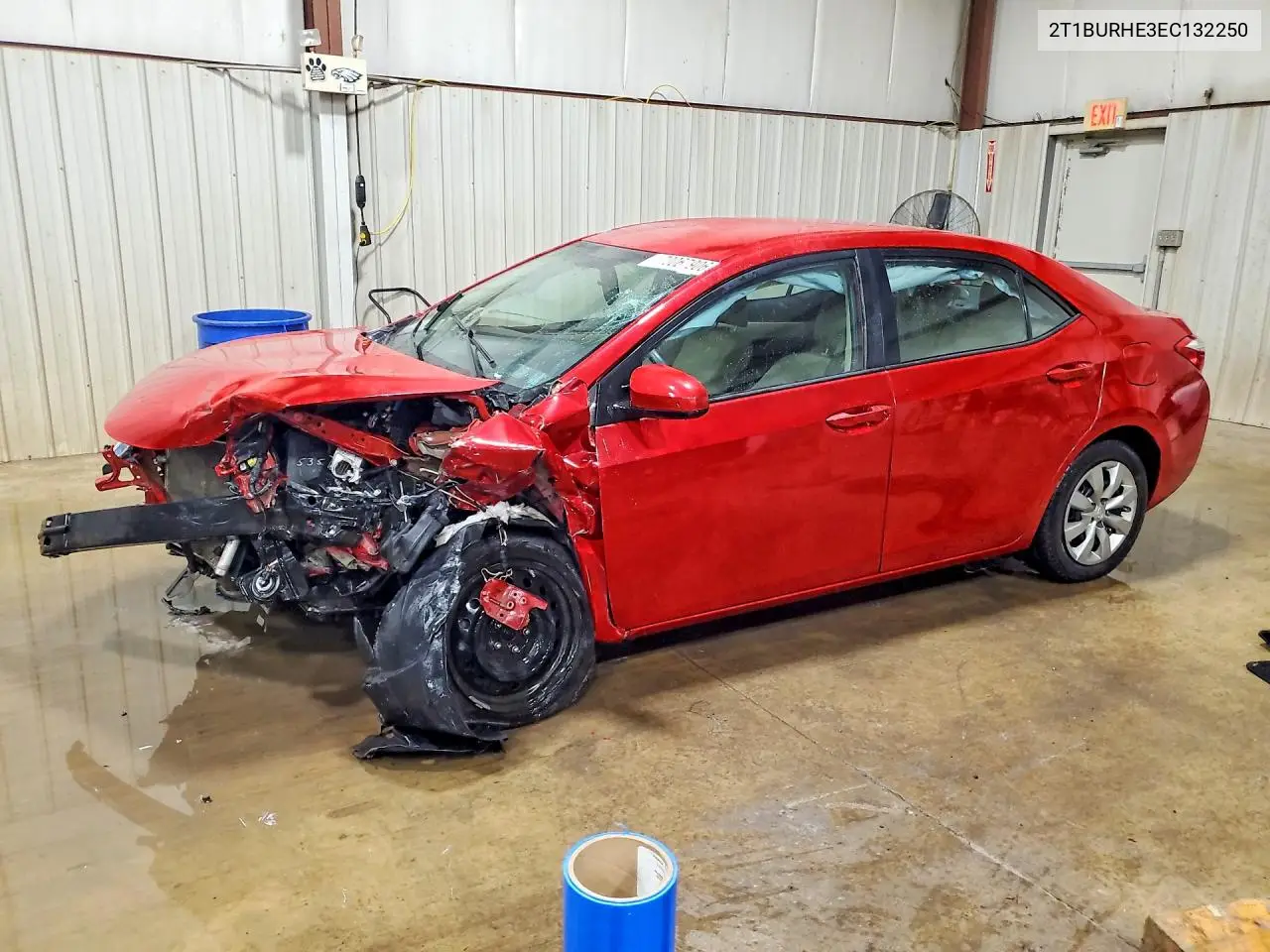 TOYOTA COROLLA 2014, VIN 2T1BURHE3EC132250