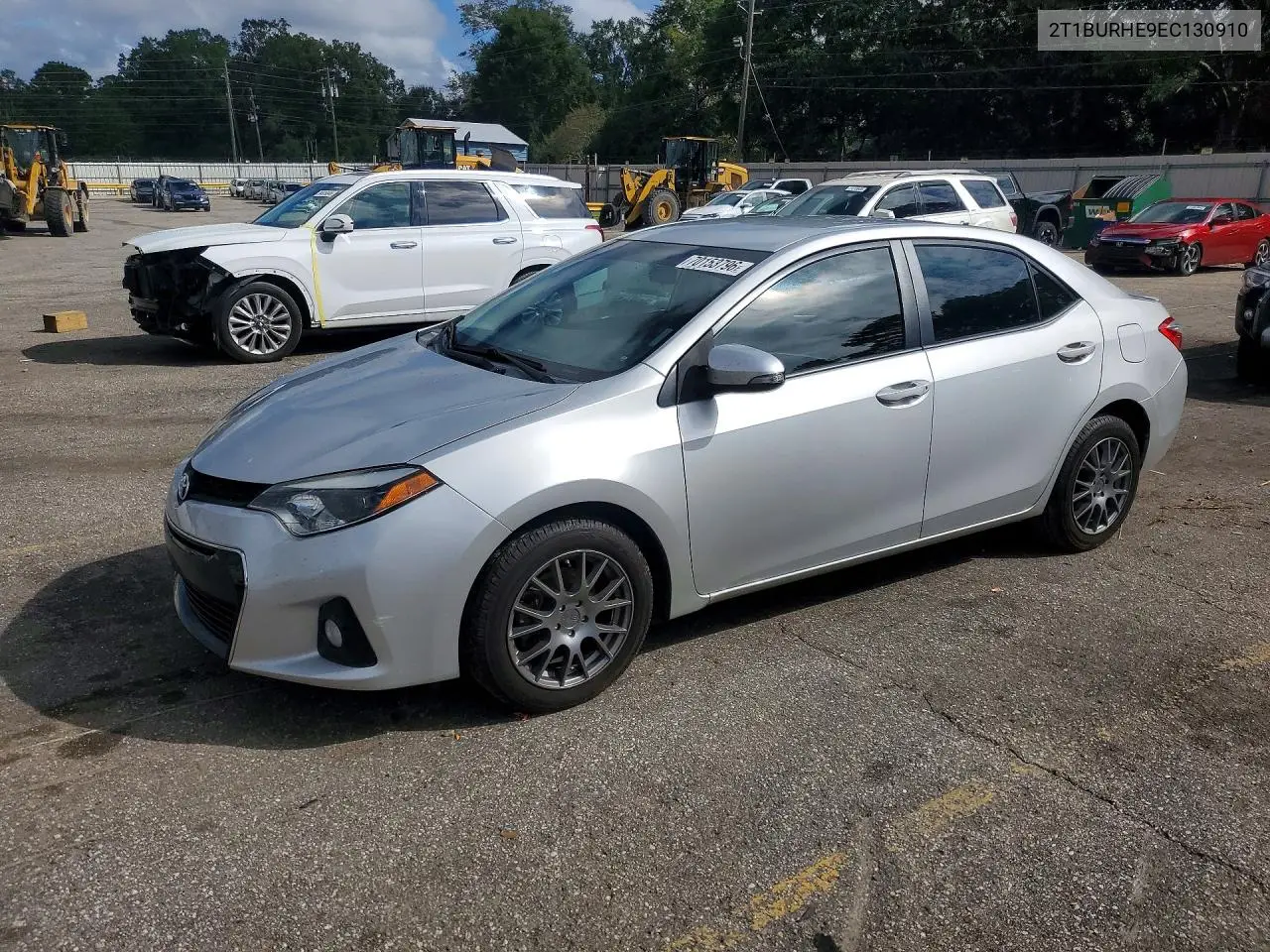 TOYOTA COROLLA 2014, VIN 2T1BURHE9EC130910
