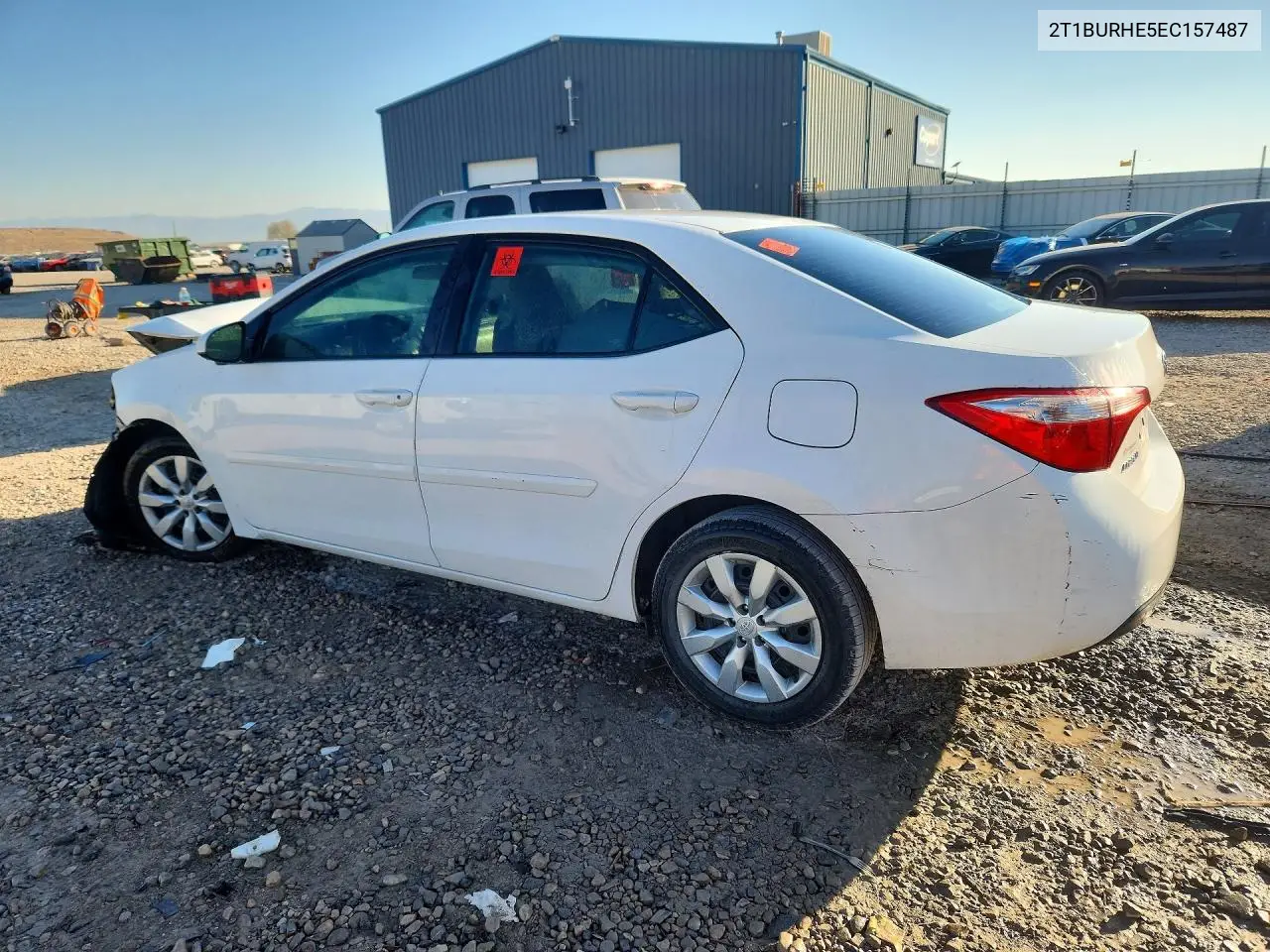2014 TOYOTA COROLLA VIN 2T1BURHE5EC157487 — фото 2