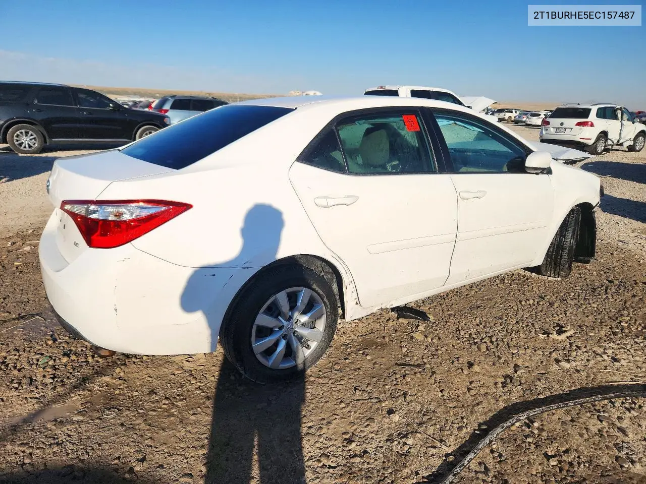 2014 TOYOTA COROLLA VIN 2T1BURHE5EC157487 — фото 3