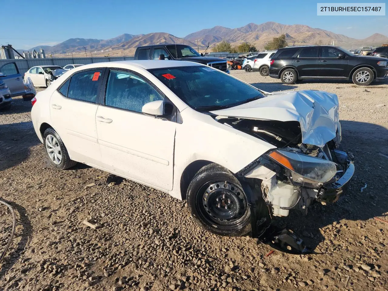 2014 TOYOTA COROLLA VIN 2T1BURHE5EC157487 — фото 4