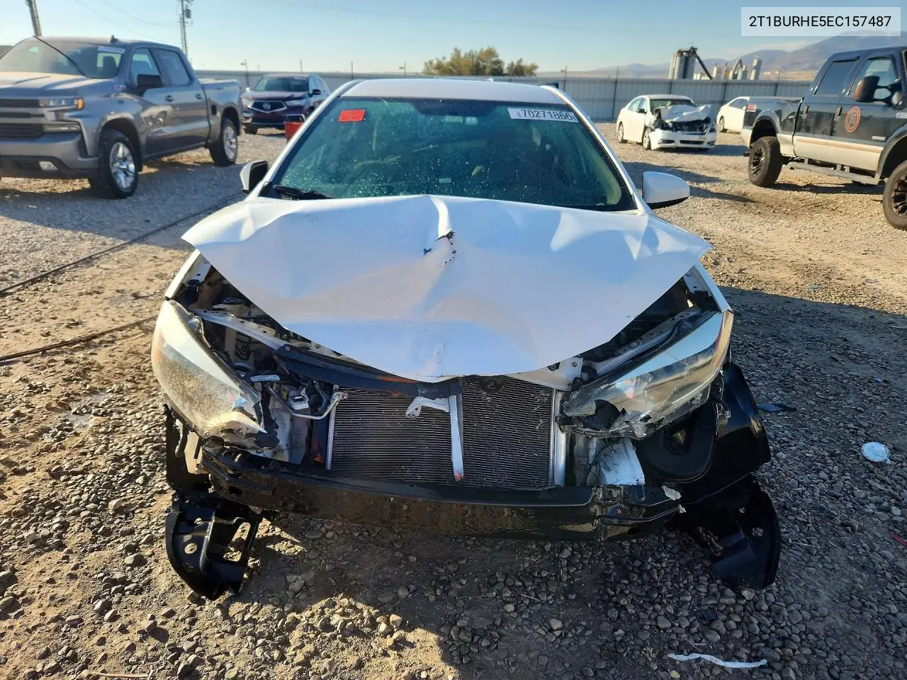 2014 TOYOTA COROLLA VIN 2T1BURHE5EC157487 — фото 5