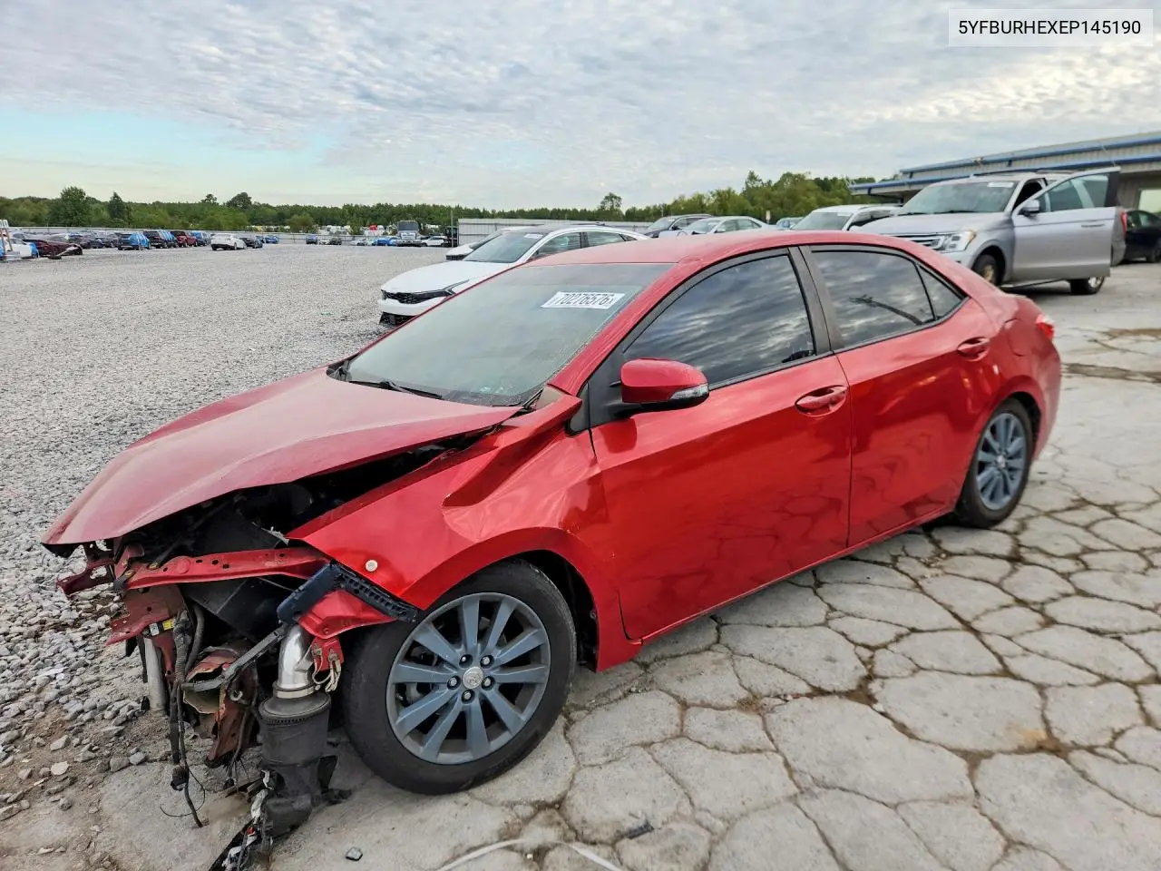 TOYOTA COROLLA 2014, VIN 5YFBURHEXEP145190