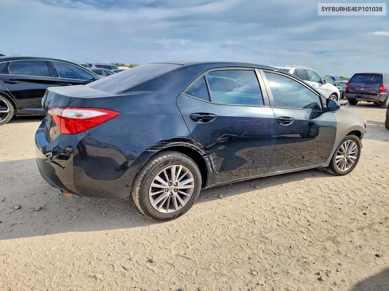 2014 TOYOTA COROLLA VIN 5YFBURHE4EP101038 — фото 3