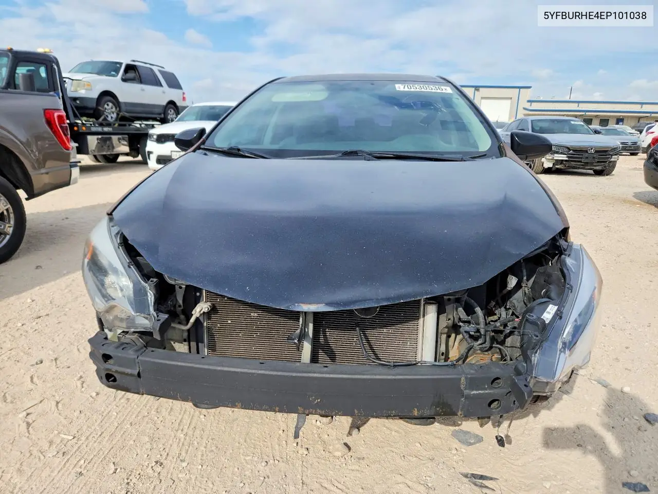 2014 TOYOTA COROLLA VIN 5YFBURHE4EP101038 — фото 5