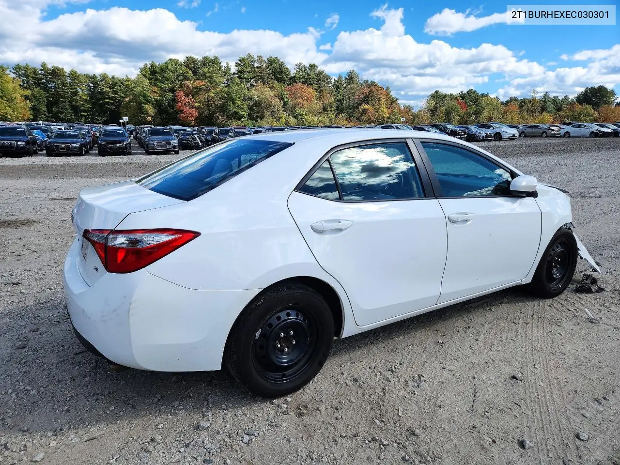 2014 TOYOTA COROLLA VIN 2T1BURHEXEC030301 — фото 3