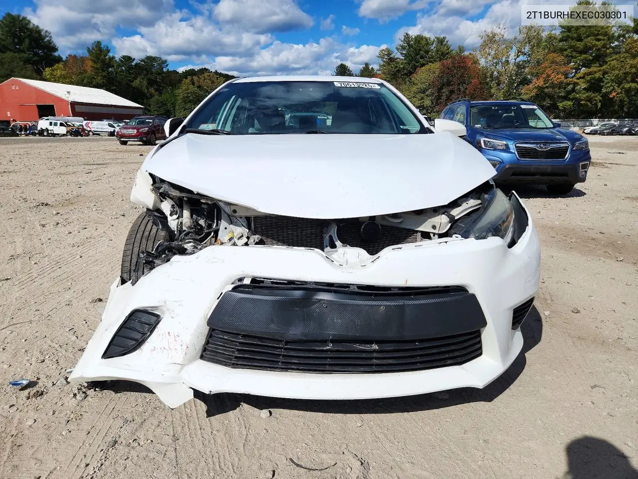 2014 TOYOTA COROLLA VIN 2T1BURHEXEC030301 — фото 5