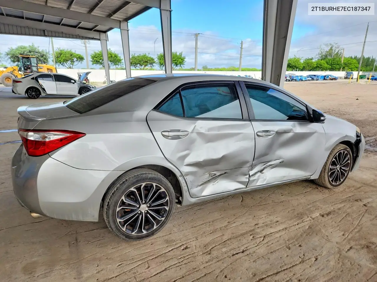 2014 TOYOTA COROLLA VIN 2T1BURHE7EC187347 — фото 3