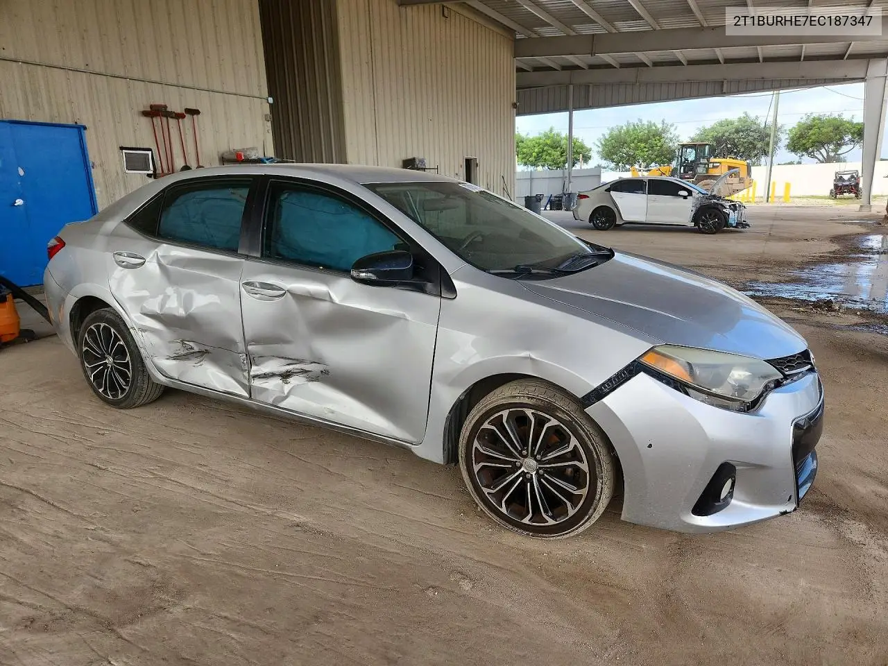 2014 TOYOTA COROLLA VIN 2T1BURHE7EC187347 — фото 4