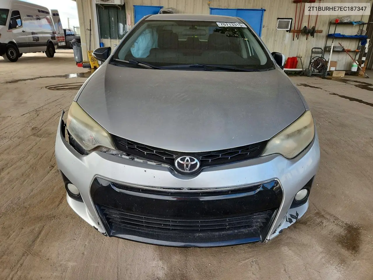 2014 TOYOTA COROLLA VIN 2T1BURHE7EC187347 — фото 5