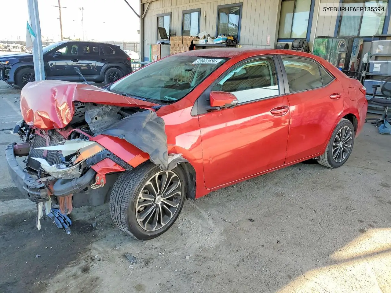 TOYOTA COROLLA 2014, VIN 5YFBURHE6EP135594