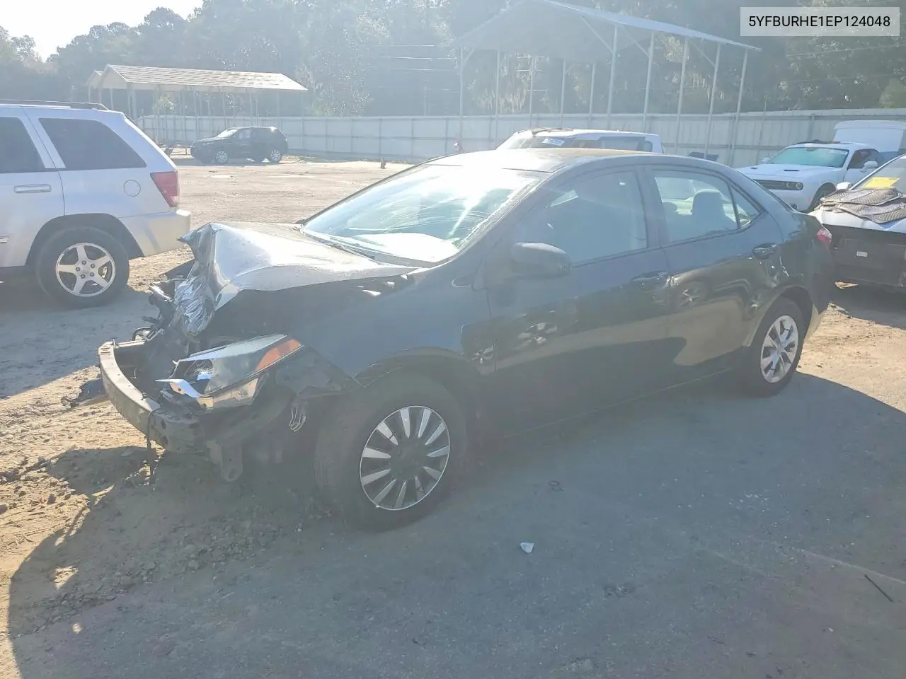 TOYOTA COROLLA 2014, VIN 5YFBURHE1EP124048