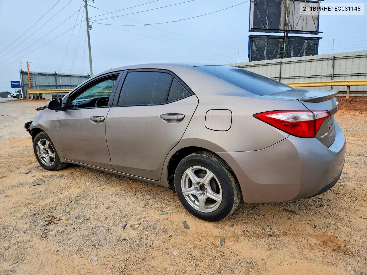 2014 TOYOTA COROLLA VIN 2T1BPRHE1EC031148 — фото 2