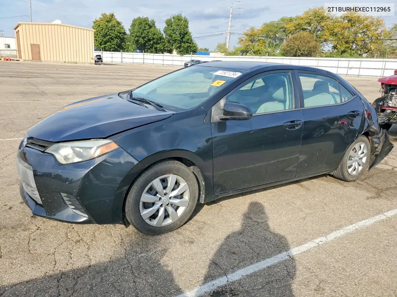 TOYOTA COROLLA 2014, VIN 2T1BURHEXEC112965