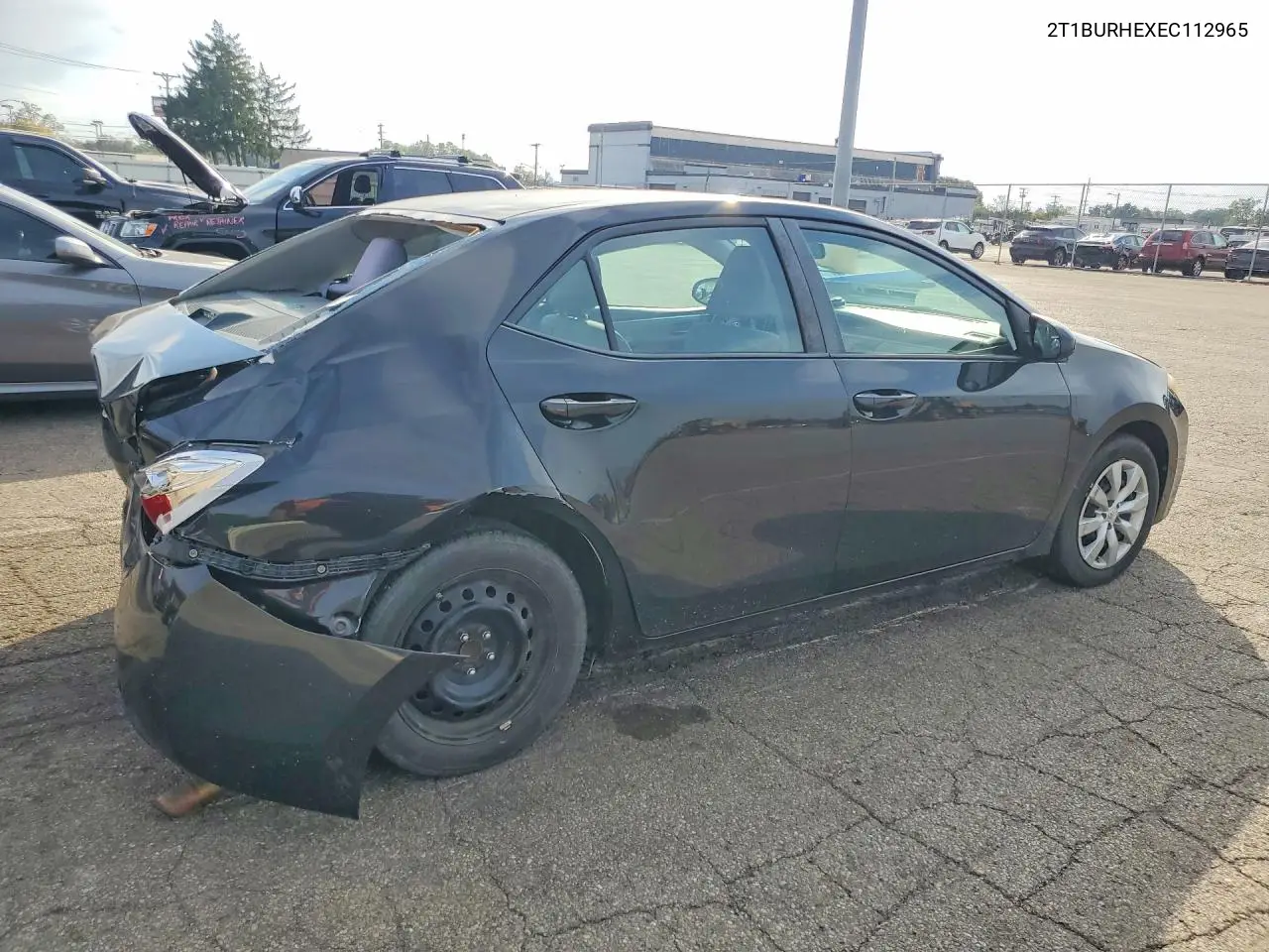 2014 TOYOTA COROLLA VIN 2T1BURHEXEC112965 — фото 3