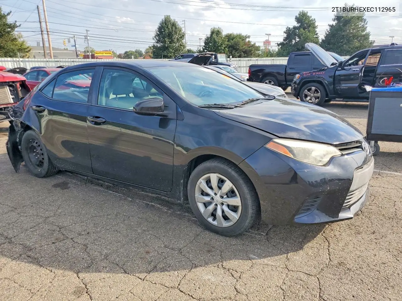2014 TOYOTA COROLLA VIN 2T1BURHEXEC112965 — фото 4