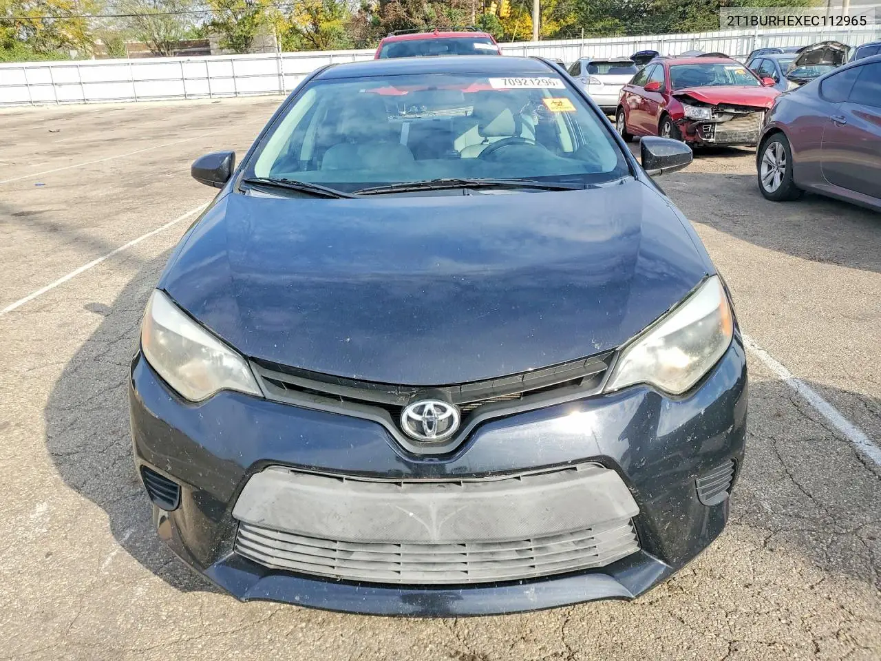 2014 TOYOTA COROLLA VIN 2T1BURHEXEC112965 — фото 5