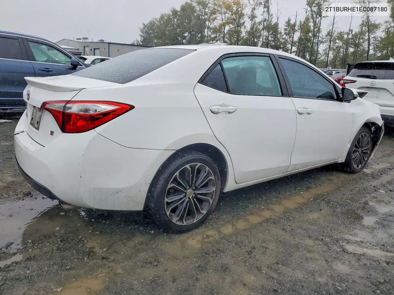 2014 TOYOTA COROLLA VIN 2T1BURHE1EC087180 — фото 3