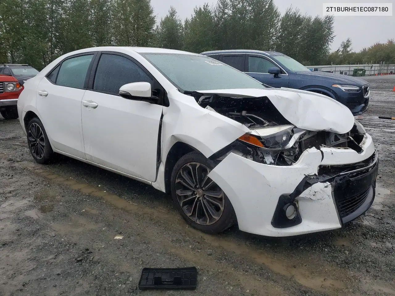 2014 TOYOTA COROLLA VIN 2T1BURHE1EC087180 — фото 4