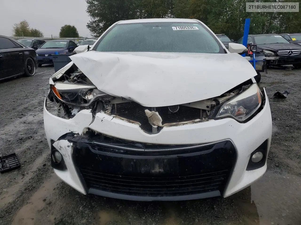 2014 TOYOTA COROLLA VIN 2T1BURHE1EC087180 — фото 5