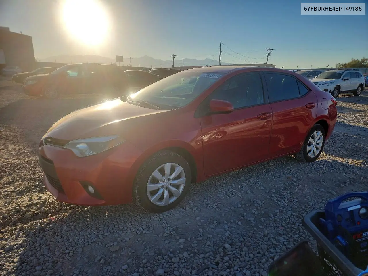 2014 TOYOTA COROLLA VIN 5YFBURHE4EP149185 — фото 2
