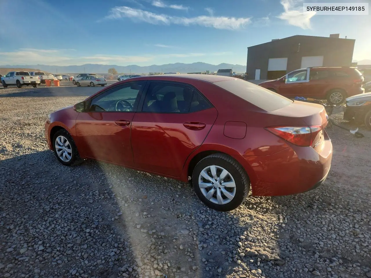 2014 TOYOTA COROLLA VIN 5YFBURHE4EP149185 — фото 3