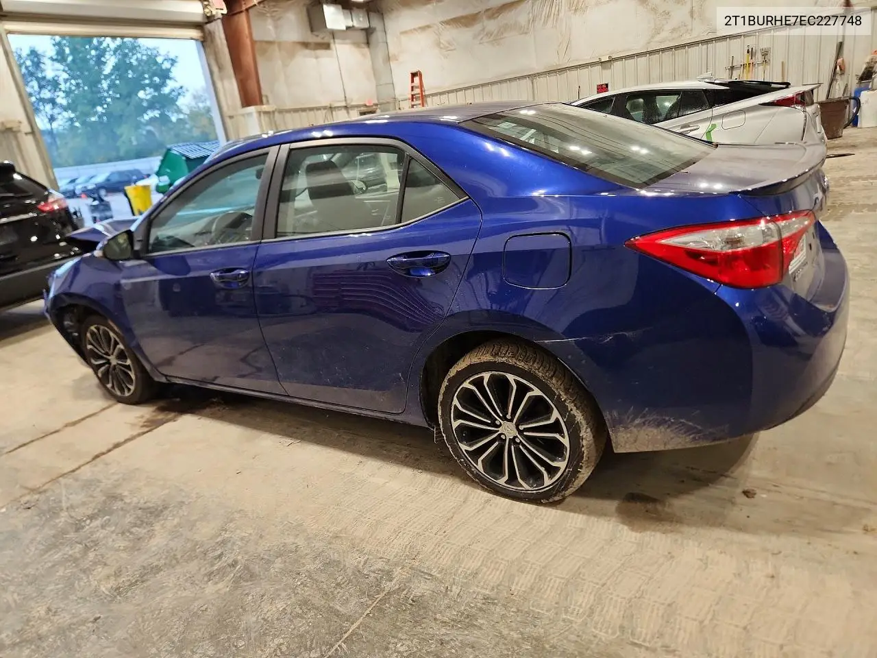 2014 TOYOTA COROLLA VIN 2T1BURHE7EC227748 — фото 2
