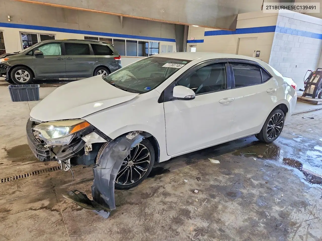 TOYOTA COROLLA 2014, VIN 2T1BURHE5EC139491