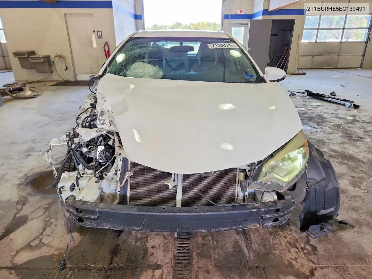 2014 TOYOTA COROLLA VIN 2T1BURHE5EC139491 — фото 5