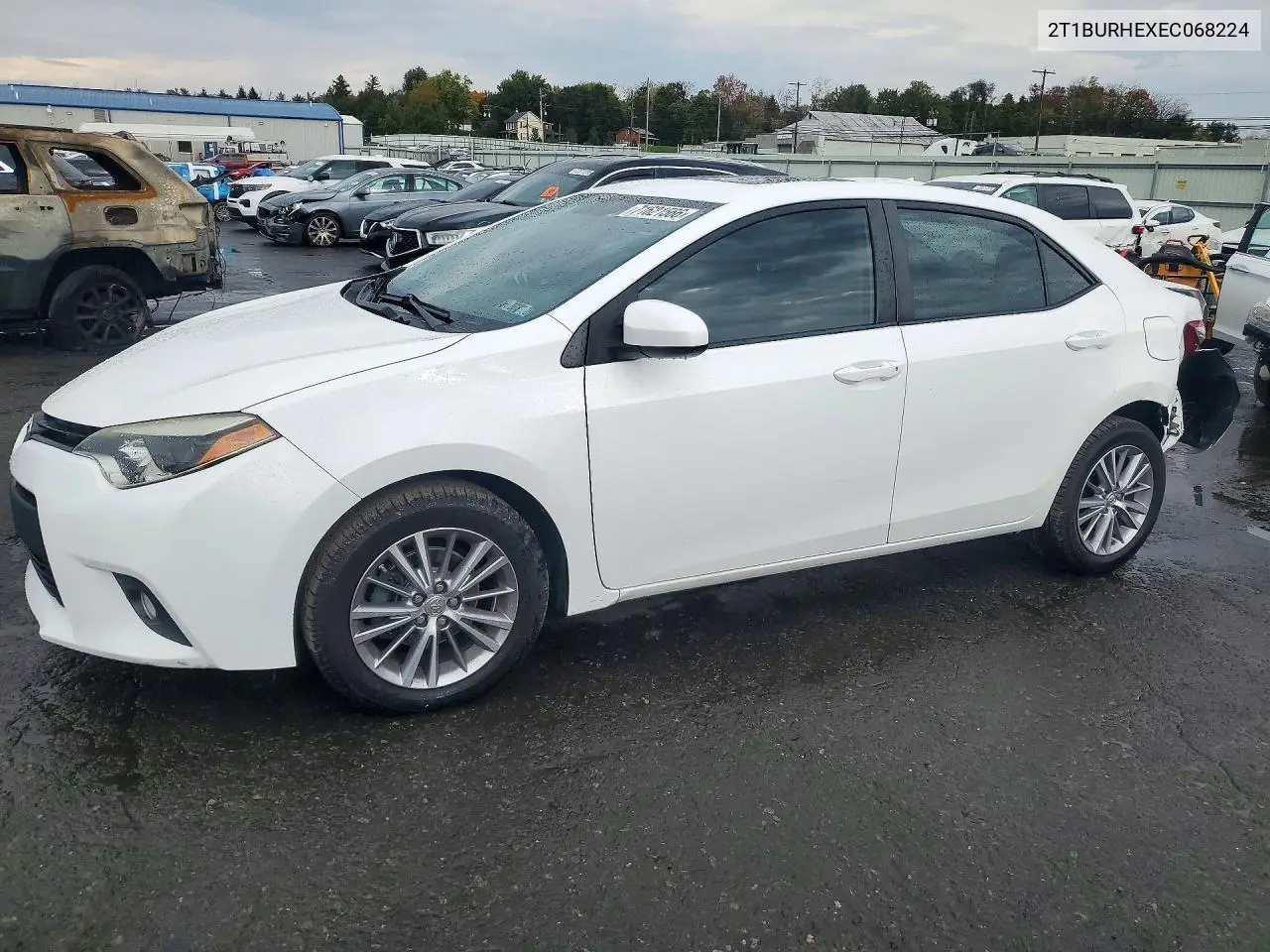 TOYOTA COROLLA 2014, VIN 2T1BURHEXEC068224