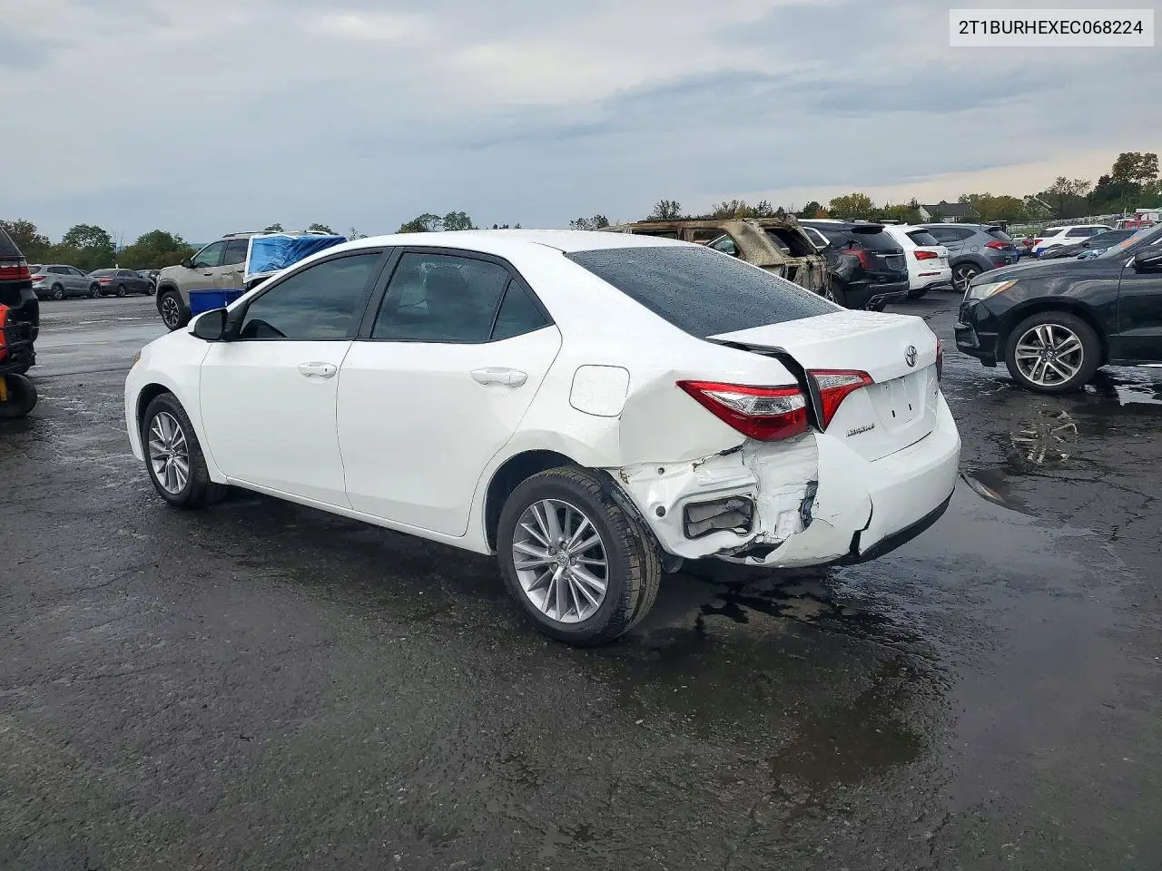 2014 TOYOTA COROLLA VIN 2T1BURHEXEC068224 — фото 2