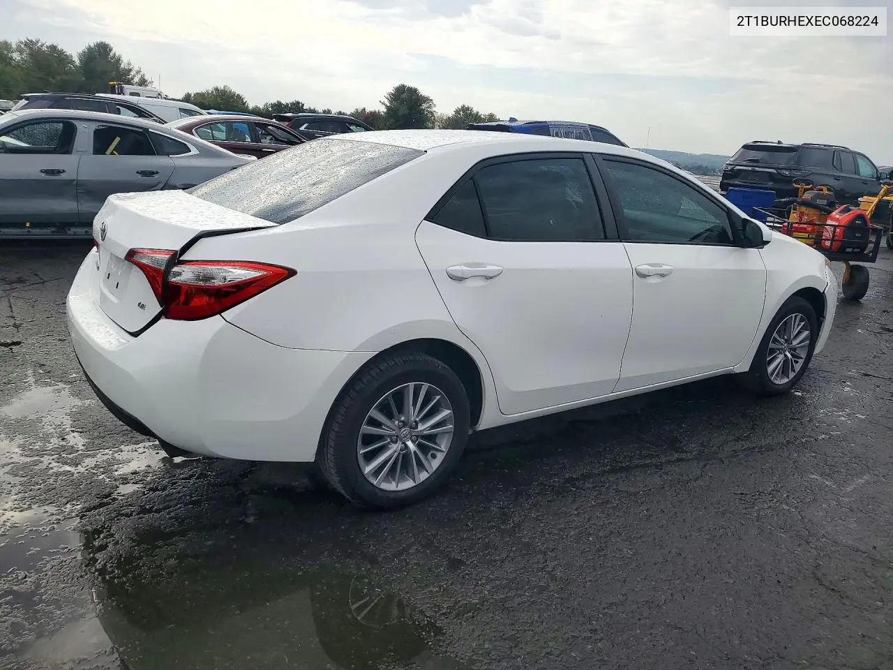 2014 TOYOTA COROLLA VIN 2T1BURHEXEC068224 — фото 3