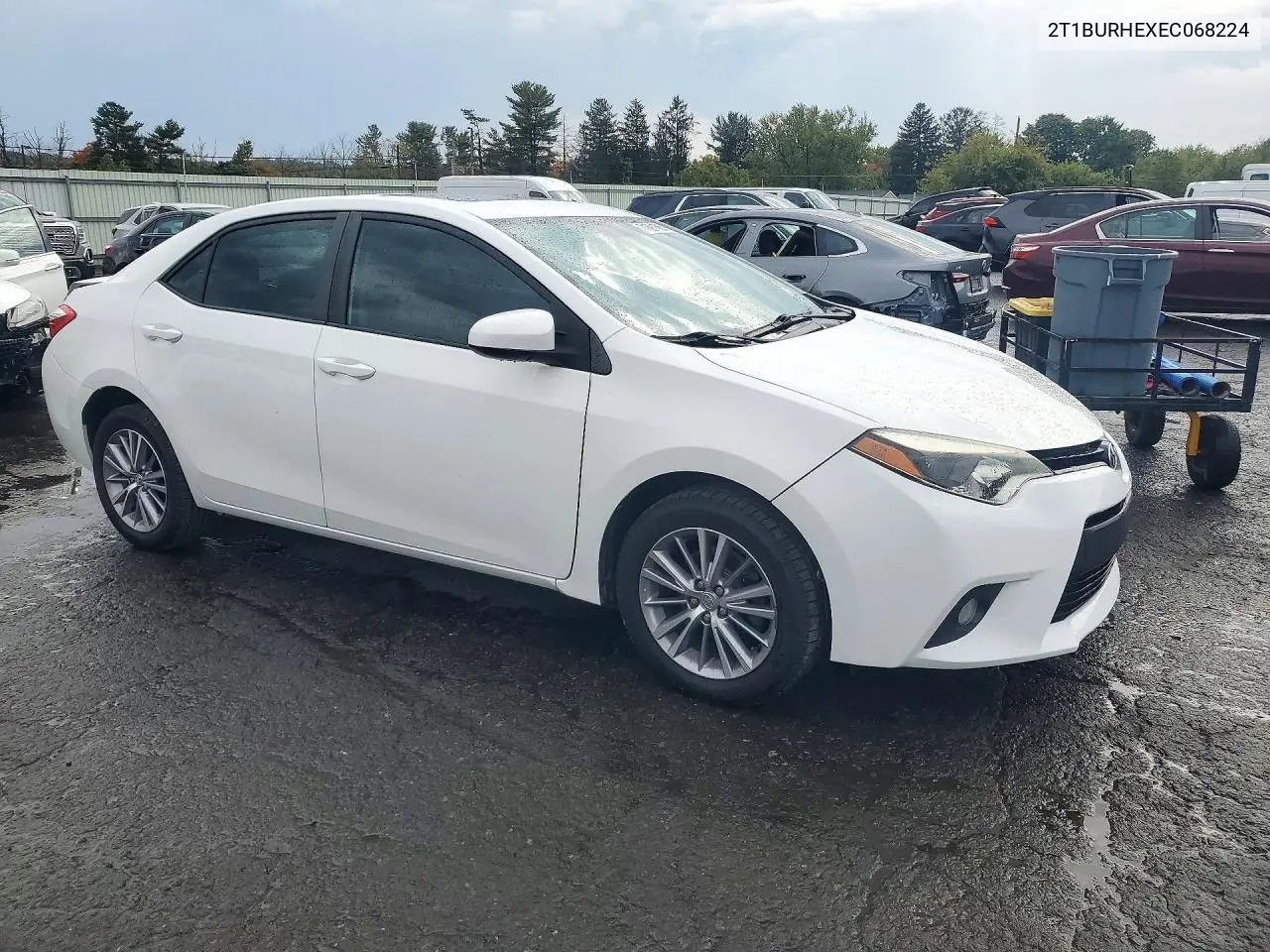 2014 TOYOTA COROLLA VIN 2T1BURHEXEC068224 — фото 4