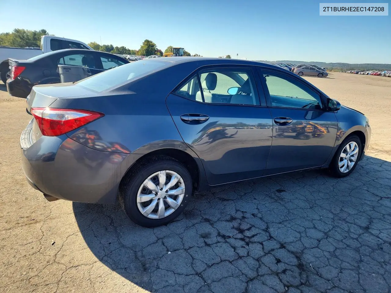 2014 TOYOTA COROLLA VIN 2T1BURHE2EC147208 — фото 3