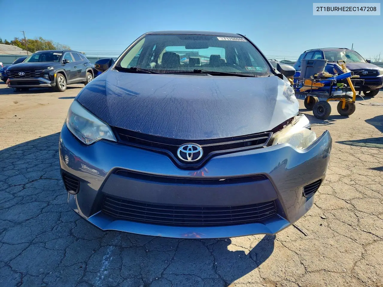 2014 TOYOTA COROLLA VIN 2T1BURHE2EC147208 — фото 5