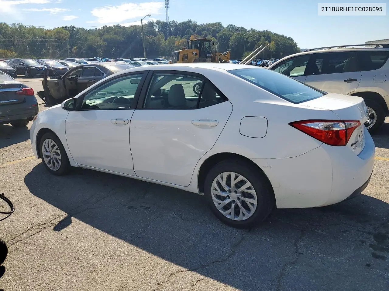 2014 TOYOTA COROLLA VIN 2T1BURHE1EC028095 — фото 2