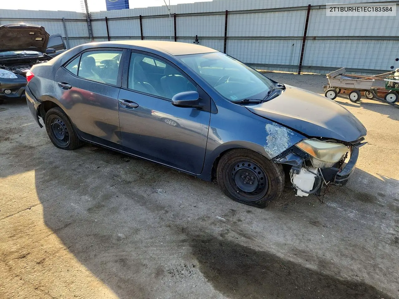 2014 TOYOTA COROLLA VIN 2T1BURHE1EC183584 — фото 4