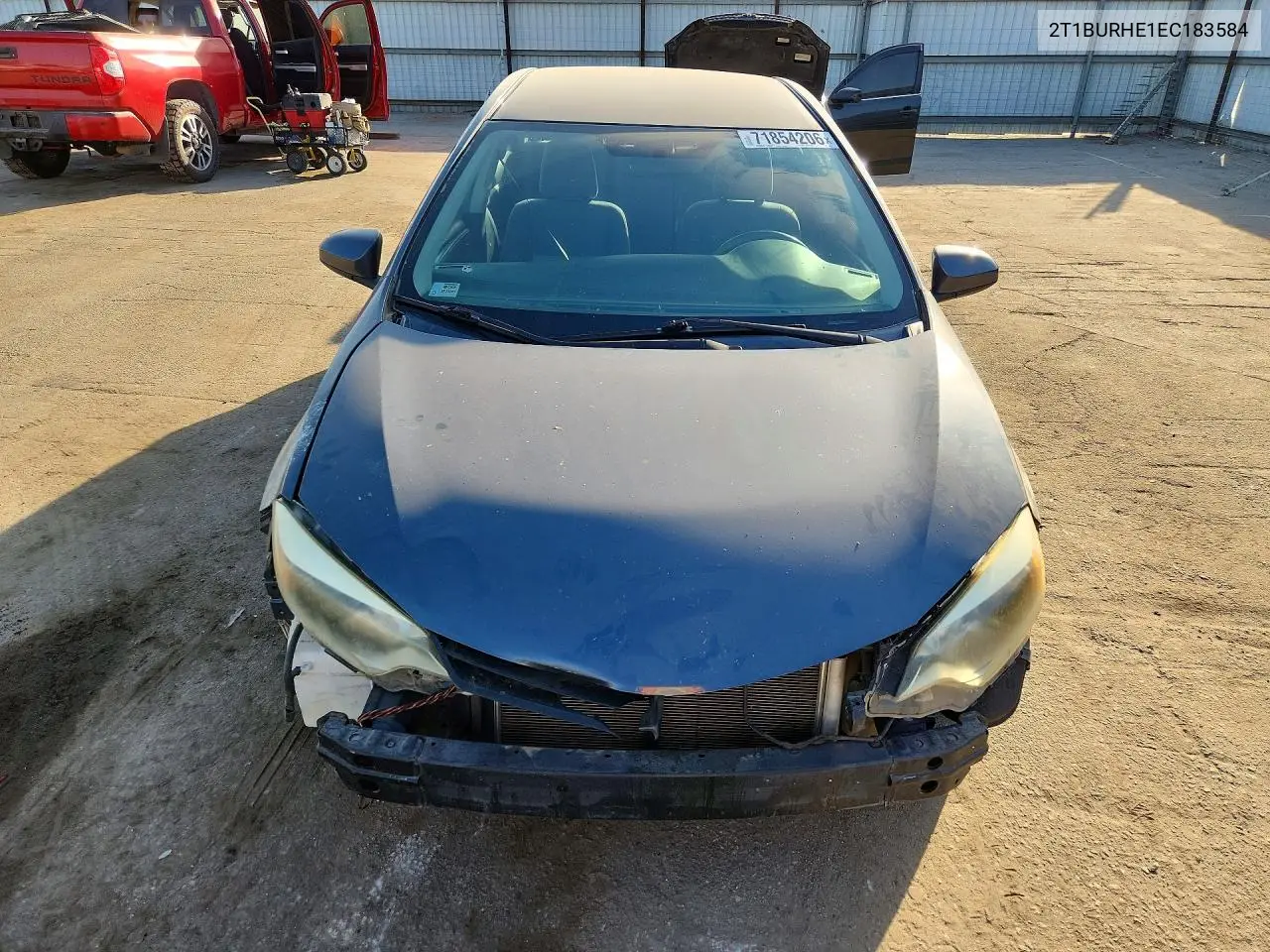 2014 TOYOTA COROLLA VIN 2T1BURHE1EC183584 — фото 5