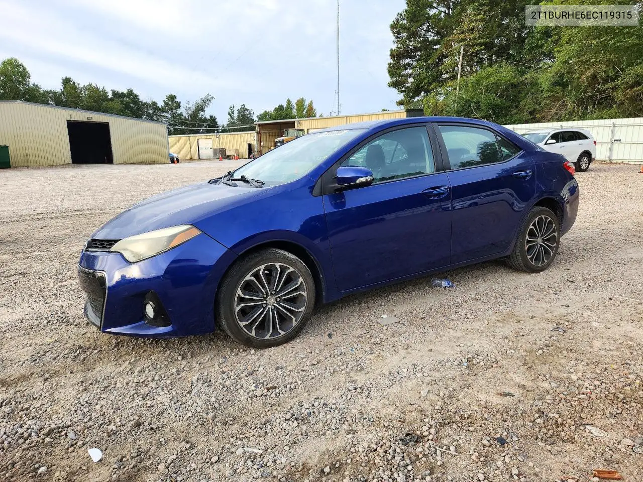 TOYOTA COROLLA 2014, VIN 2T1BURHE6EC119315