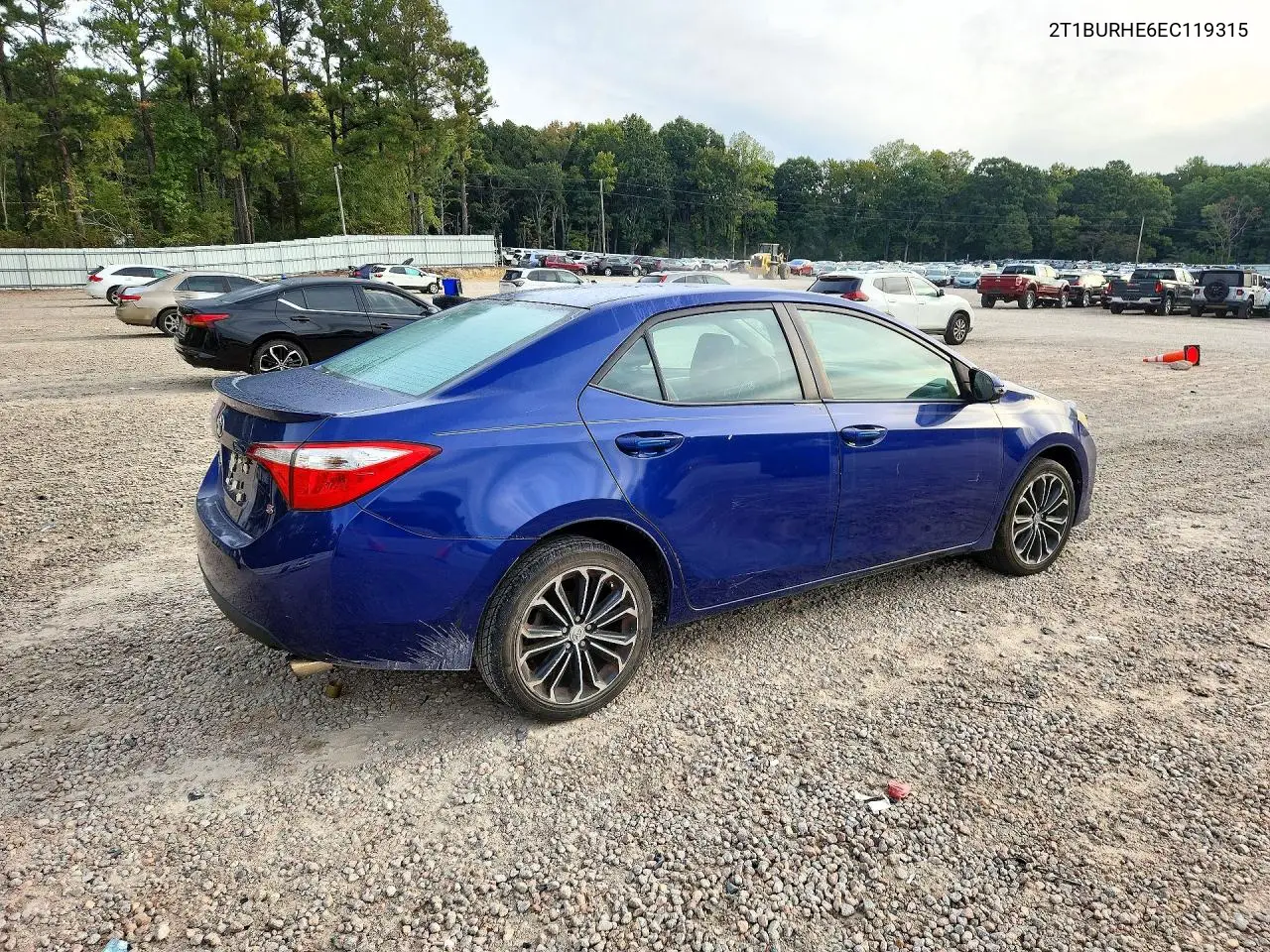 2014 TOYOTA COROLLA VIN 2T1BURHE6EC119315 — фото 3