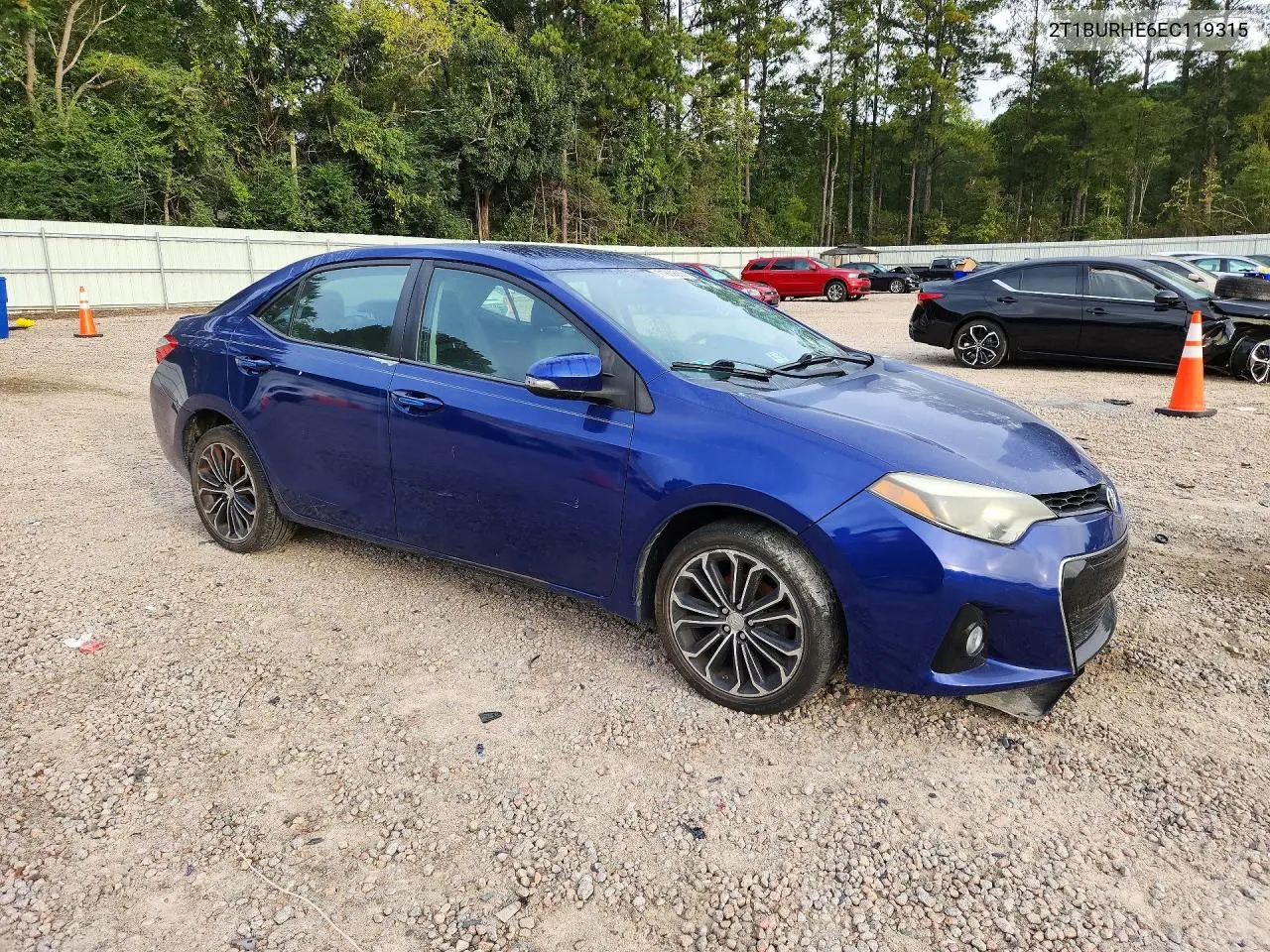 2014 TOYOTA COROLLA VIN 2T1BURHE6EC119315 — фото 4