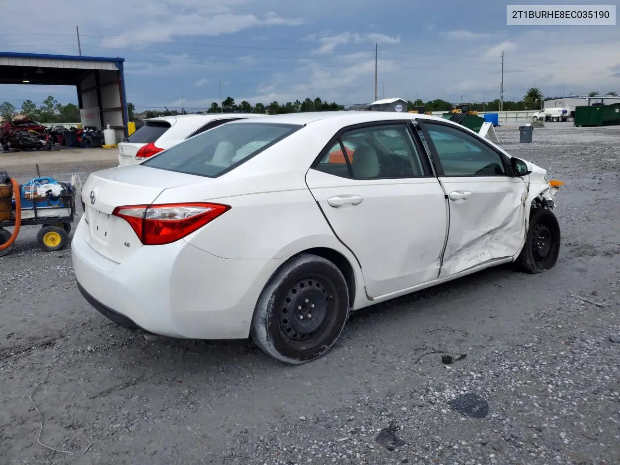 2014 TOYOTA COROLLA VIN 2T1BURHE8EC035190 — фото 3