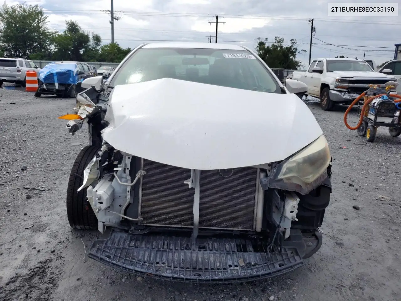 2014 TOYOTA COROLLA VIN 2T1BURHE8EC035190 — фото 5