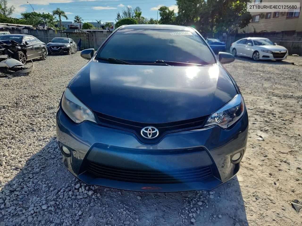 2014 TOYOTA COROLLA VIN 2T1BURHE4EC125680 — фото 5
