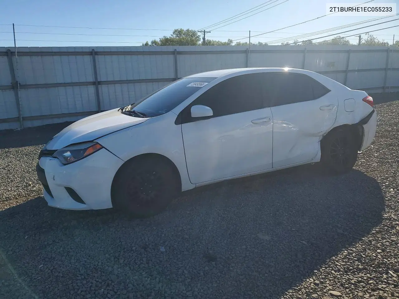 TOYOTA COROLLA 2014, VIN 2T1BURHE1EC055233