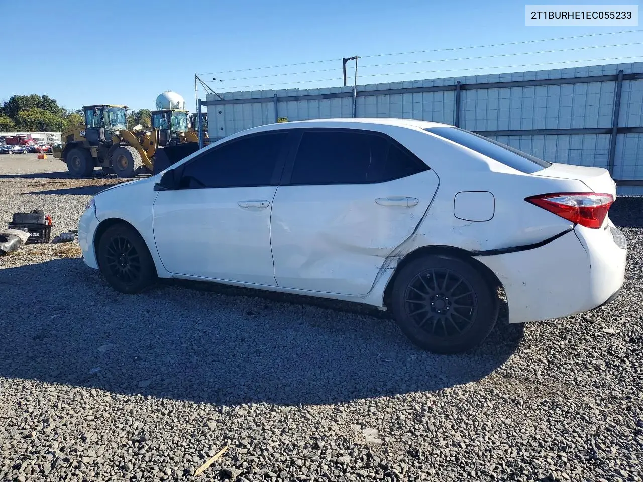 2014 TOYOTA COROLLA VIN 2T1BURHE1EC055233 — фото 2